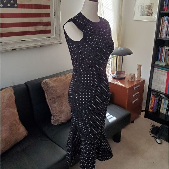 Michael Kors Collection Studded Black Sheath Dress NWT Size X-small - Picture 5 of 16